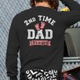 2nd Second Time Dad It's a Girl Gender Reveal Long Sleeve T-Shirt Back Print