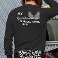 My Angel Has Paws Shirt Pet Memorial Cat Dog Dad Mom Men Women Girls Kids Long Sleeve T-Shirt Back Print