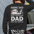 Anime Dad Like A Regular Dad Only Cooler Fathers Day Otaku Long Sleeve T-Shirt Back Print