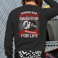 Asshole Dad And Smartass Daughter Best Friend For Life Long Sleeve T-Shirt Back Print