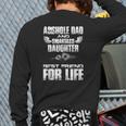 Asshole Dad And Smartass Daughter Best Friend For Life Shirt Long Sleeve T-Shirt Back Print
