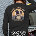 Aussie DAD Australian Shepherd Long Sleeve T-Shirt Back Print