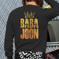 Baba Joon Persian Dad Iran Quote Iranian Fathers Day Long Sleeve T-Shirt Back Print Baba Joon Persian Dad Iran Quote Iranian Fathers Day Long Sleeve T-Shirt Back Print