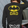 Batman Bat Dad Long Sleeve T-Shirt Back Print