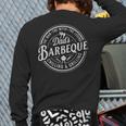 BBQ Grilling Dad Smoking Meat Barbecue Gag Pit Master Father Long Sleeve T-Shirt Back Print