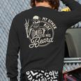 Bearded Dad Daddy Father’s Day My Other Ride Is His Beard Long Sleeve T-Shirt Back Print