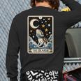 Bearded Dragon Tarot Card Beardie Mom Beardie Dad Men Women Long Sleeve T-Shirt Back Print