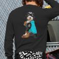 Bernedoodle I Love Dad Tattoo Apparel Dog Dad Dads Long Sleeve T-Shirt Back Print Bernedoodle I Love Dad Tattoo Apparel Dog Dad Dads Long Sleeve T-Shirt Back Print