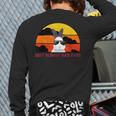 Best Bunny Dad Ever Rabbit Jumper Dad Long Sleeve T-Shirt Back Print