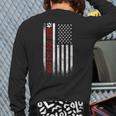 Best Dog Dad Ever American Flag For Best Father Long Sleeve T-Shirt Back Print Best Dog Dad Ever American Flag For Best Father Long Sleeve T-Shirt Back Print