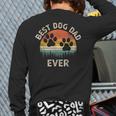 Best Dog Dad Ever Vintage Father's Day Dog Lover Long Sleeve T-Shirt Back Print Best Dog Dad Ever Vintage Father's Day Dog Lover Long Sleeve T-Shirt Back Print