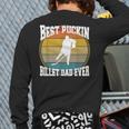 Best Puckin Billet Dad Hockey Long Sleeve T-Shirt Back Print
