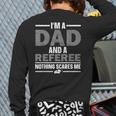 Best Referee For Men Dad Reffing Sports Ref Referee Long Sleeve T-Shirt Back Print