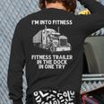 Best Truck Driver Art For Men Dad Women Trucking CDL Trucker Long Sleeve T-Shirt Back Print