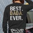 Birthday Fathers Day Christmas For Dada Dada From Granddaughter Grandson Best Dada Long Sleeve T-Shirt Back Print