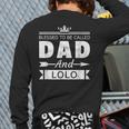 Blessed To Be Called Dad And Lolo Grandpa Long Sleeve T-Shirt Back Print