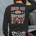 Bonus Dad Of The Birthday Boy Football Game Day Long Sleeve T-Shirt Back Print