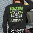 Bonus Dad Of The Birthday Boy Video Game Bday Party Long Sleeve T-Shirt Back Print