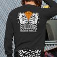 Bulldogs Basketball Shirt Basketball Mom Dad Players Tshirt Long Sleeve T-Shirt Back Print