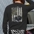 Camo USA Flag Bison Camouflage Hunting Wildlife Hunter Dad Long Sleeve T-Shirt Back Print Camo USA Flag Bison Camouflage Hunting Wildlife Hunter Dad Long Sleeve T-Shirt Back Print