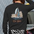Cat Dad Vintage Catamaran Sailing Long Sleeve T-Shirt Back Print