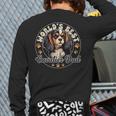 Cavalier King Charles Spaniel Dog World's Best Cavalier Dad Long Sleeve T-Shirt Back Print