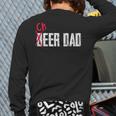 Cheer Dad Beer Dad Cheerleading Father Father's Day Long Sleeve T-Shirt Back Print