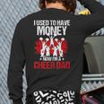 Cheer Dad Cheerleading Fathers Day Long Sleeve T-Shirt Back Print