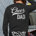 Cheer Dad Green Cheerleading Matching Parents Long Sleeve T-Shirt Back Print