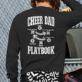 Cheer Dad Playbook Long Sleeve T-Shirt Back Print