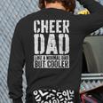 Cheer Dad Shirt Men Fathers Day Cheer Dad Long Sleeve T-Shirt Back Print