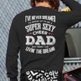Cheerleading Dad Father Cheer Dad Long Sleeve T-Shirt Back Print Cheerleading Dad Father Cheer Dad Long Sleeve T-Shirt Back Print
