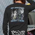 Cool Alpha Wolf Meme Don't Worry Kitten Daddy's Here Long Sleeve T-Shirt Back Print