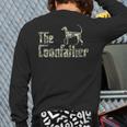 Coonfather Coon Hunting Dogs Coonhound Dad Long Sleeve T-Shirt Back Print