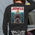 Cute English Mastiff Jowls Burger Bullmastiff Dog Mom Dad Long Sleeve T-Shirt Back Print