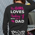 Cute Girls Hunting Dad Daughter Hunting Buddy Hunter Long Sleeve T-Shirt Back Print