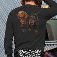Dachshund Shirt Doxie Mom Dad Love Wiener Dog Puppy Cute Tee Long Sleeve T-Shirt Back Print