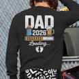 Dad 2026 Loading Expecting New Baby Announcement Men Long Sleeve T-Shirt Back Print