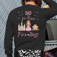 Dad 5th Birthday Her Royal Fiveness Princess Matching Long Sleeve T-Shirt Back Print