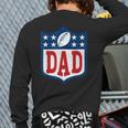 Dad American Football Happy Birthday Family Matching Retro Long Sleeve T-Shirt Back Print Dad American Football Happy Birthday Family Matching Retro Long Sleeve T-Shirt Back Print
