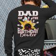 Dad Of The Birthday Bowler Kid Bowling Party Long Sleeve T-Shirt Back Print
