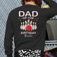 Dad Of The Birthday Bowler Kid Boy Girl Bowling Party Family Long Sleeve T-Shirt Back Print