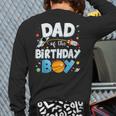 Dad Of The Birthday Boy Astronaut Family Space Planets Long Sleeve T-Shirt Back Print