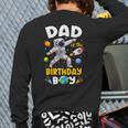 Dad Of The Birthday Boy Astronaut Outer Space Birthday Long Sleeve T-Shirt Back Print