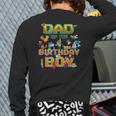 Dad Of The Birthday Boy Brainrot Meme Kids Teens Boys Long Sleeve T-Shirt Back Print