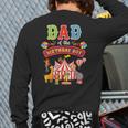 Dad Of The Birthday Boy Carnival Circus 1st Birthday Party Long Sleeve T-Shirt Back Print