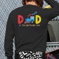 Dad Of The Birthday Boy Choo Choo Train Family Matching Long Sleeve T-Shirt Back Print Dad Of The Birthday Boy Choo Choo Train Family Matching Long Sleeve T-Shirt Back Print