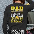 Dad Of The Birthday Boy Construction Truck Long Sleeve T-Shirt Back Print