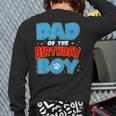Dad Of The Birthday Boy Dog Lover Birthday Family Long Sleeve T-Shirt Back Print