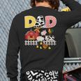 Dad Birthday Boy Farm Animal Farming Farmer Family B-Day Long Sleeve T-Shirt Back Print